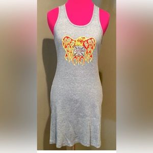 VINTAGE RARE BETSEY JOHNSON BETSEYVILLE GLITTER EAGLE “BJ CHOPPERS” TANk…